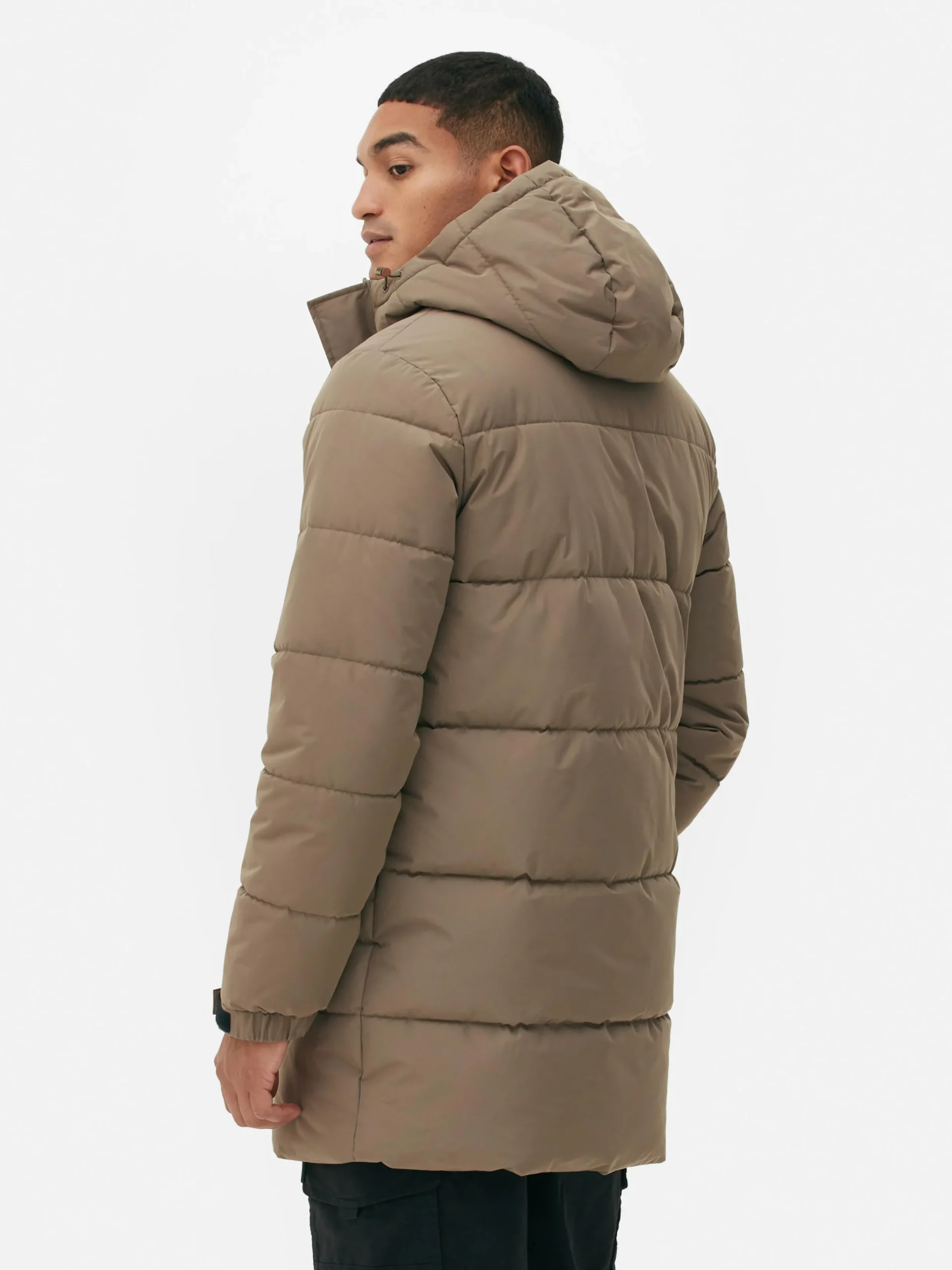 Jacken Und Mäntel|Primark Steppparka Mit Kapuze Taupefarben