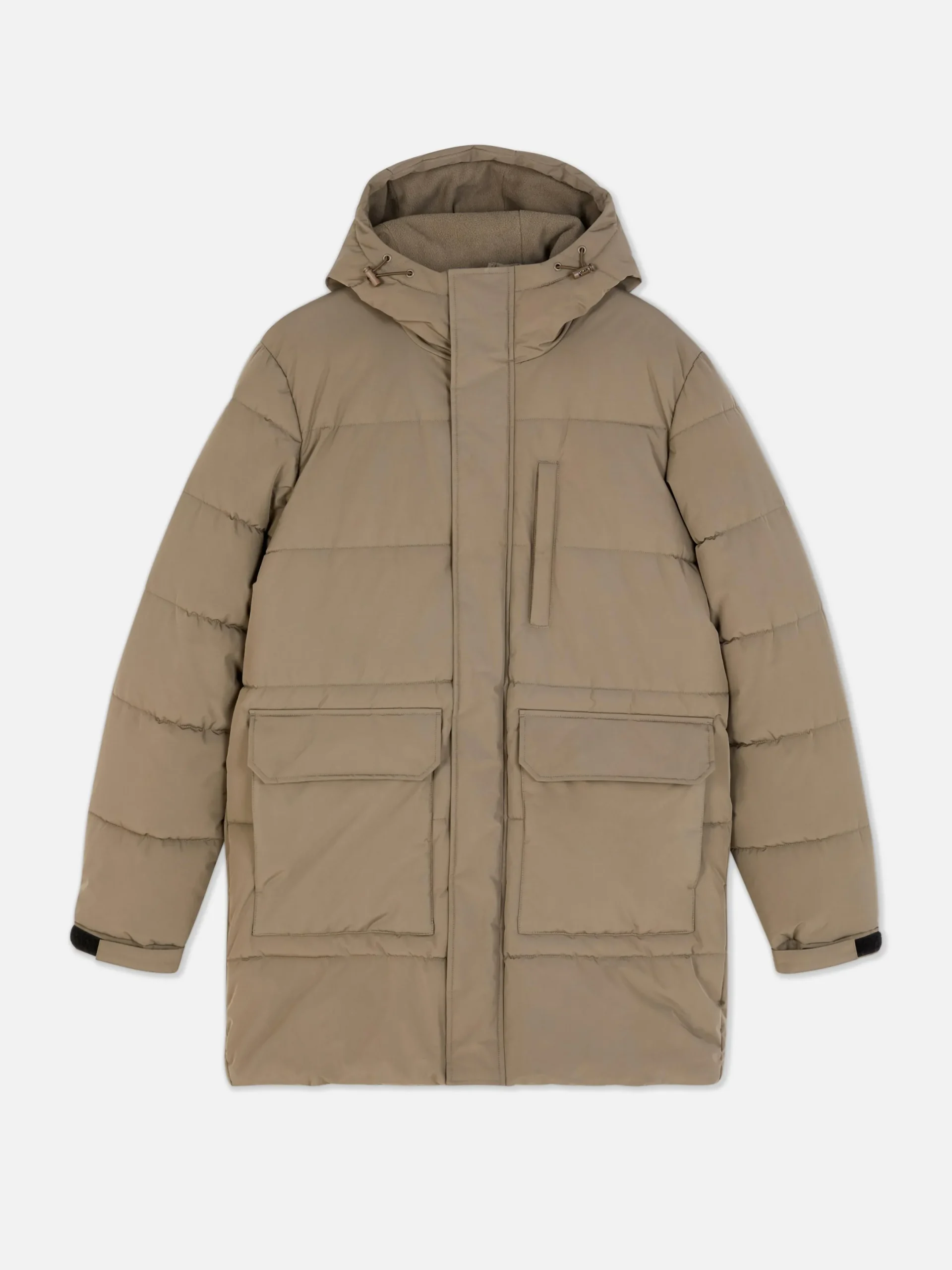 Jacken Und Mäntel|Primark Steppparka Mit Kapuze Taupefarben