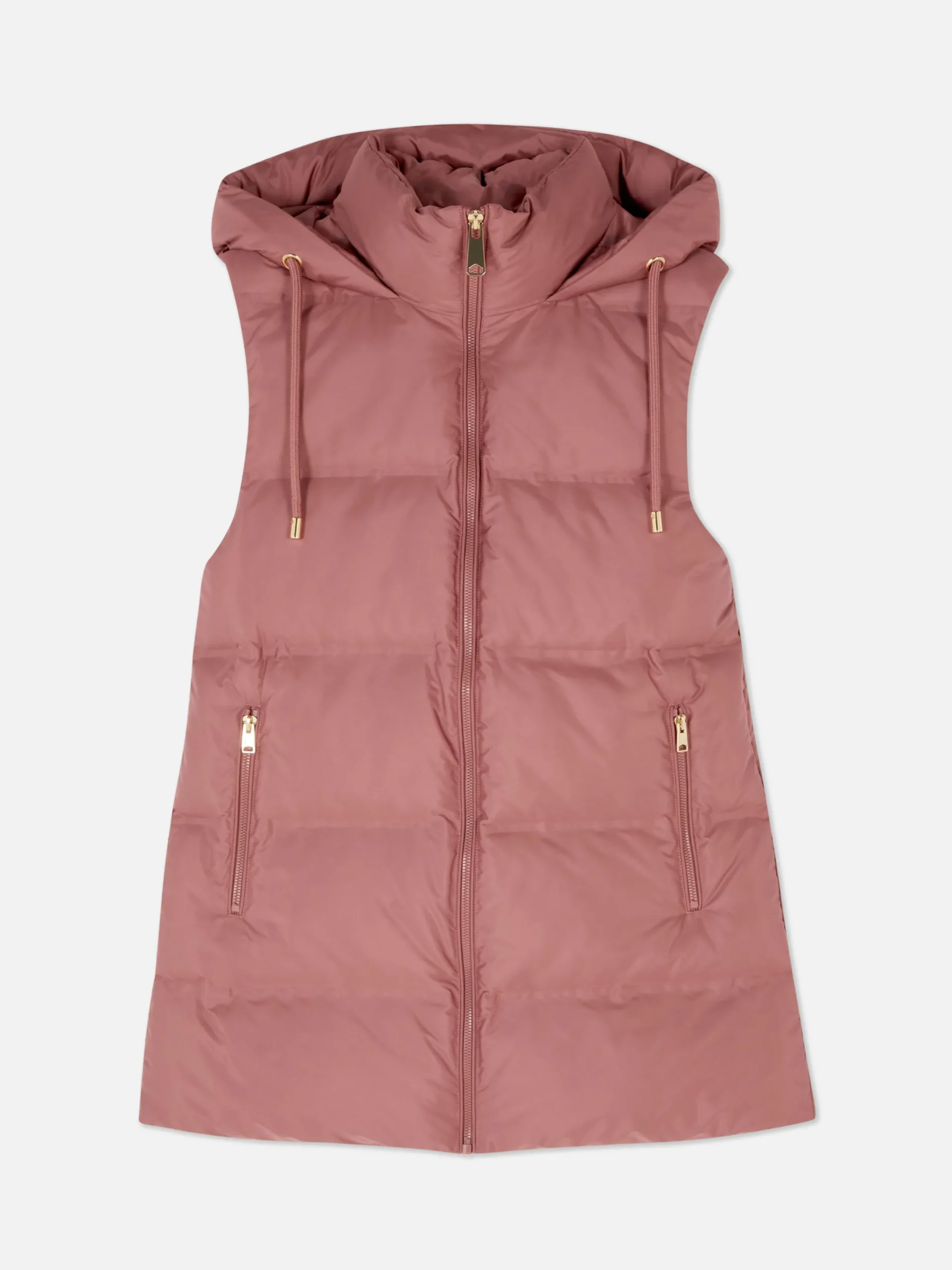 Jacken Und Mäntel|Primark Steppweste Mit Kapuze Pink