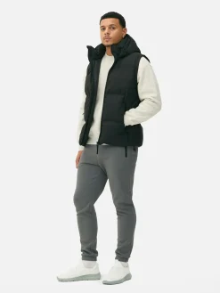 Jacken Und Mäntel|Primark Steppweste Mit Kapuze Schwarz