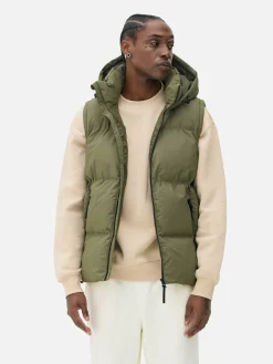 Jacken Und Mäntel|Primark Steppweste Mit Kapuze Grün