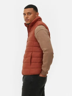 Jacken Und Mäntel|Primark Steppweste Mit Reißverschluss Dunkelorange