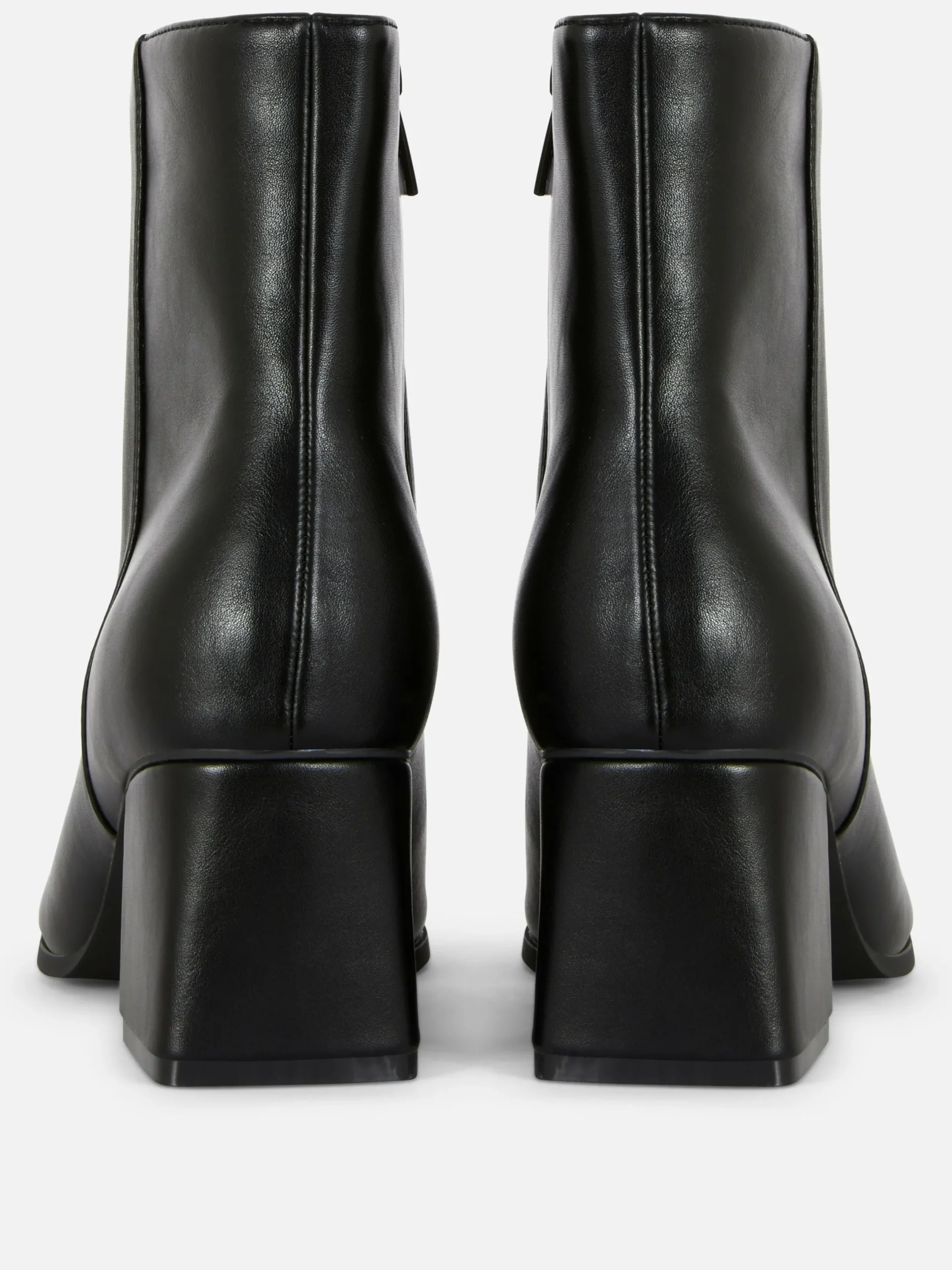 Stiefel|Primark Stiefeletten Mit Blockabsatz Schwarz