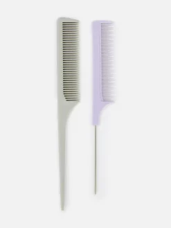 Bürsten Und Kämme|Hairstyling|Primark Stielkamm, 2er-Pack Lilafarben