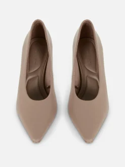 Heels|Primark Stiletto-Pumps Taupefarben