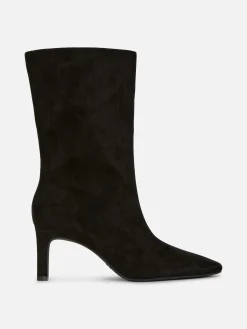 Stiefel|Primark Stiletto-Stiefel In Wildleder-Optik Schwarz