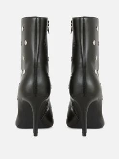 Stiefel|Primark Stiletto-Stiefel Mit Spitzer Zehenpartie Schwarz