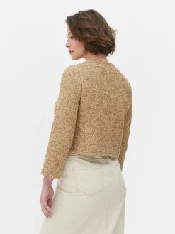 Jacken Und Mäntel|Primark „Stitch“ Bouclé-Jacke Beige