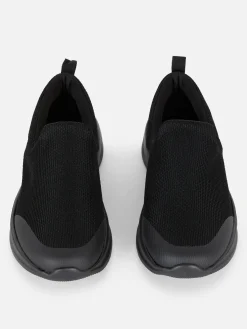Sneakers|Primark Stoff-Slip-Ons Für Den Freizeitsport Schwarz