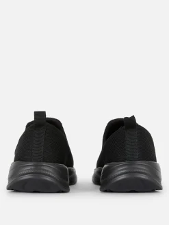 Sneakers|Primark Stoff-Slip-Ons Für Den Freizeitsport Schwarz