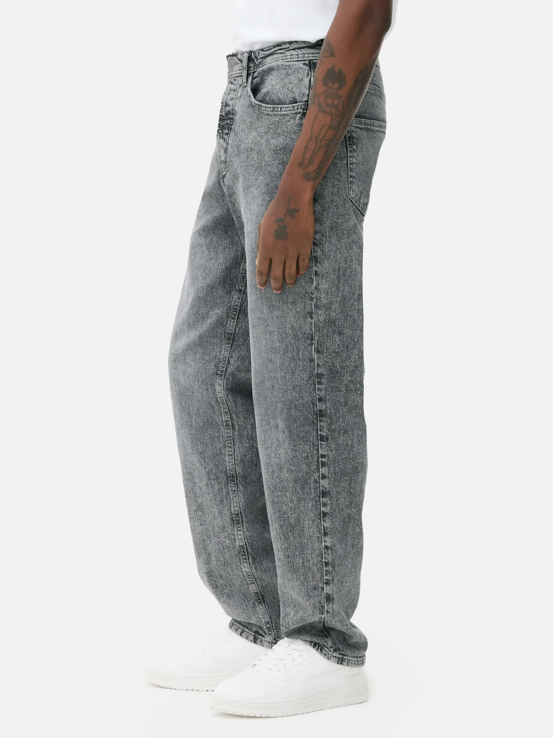 Jeans|Primark Straight Jeans Grau