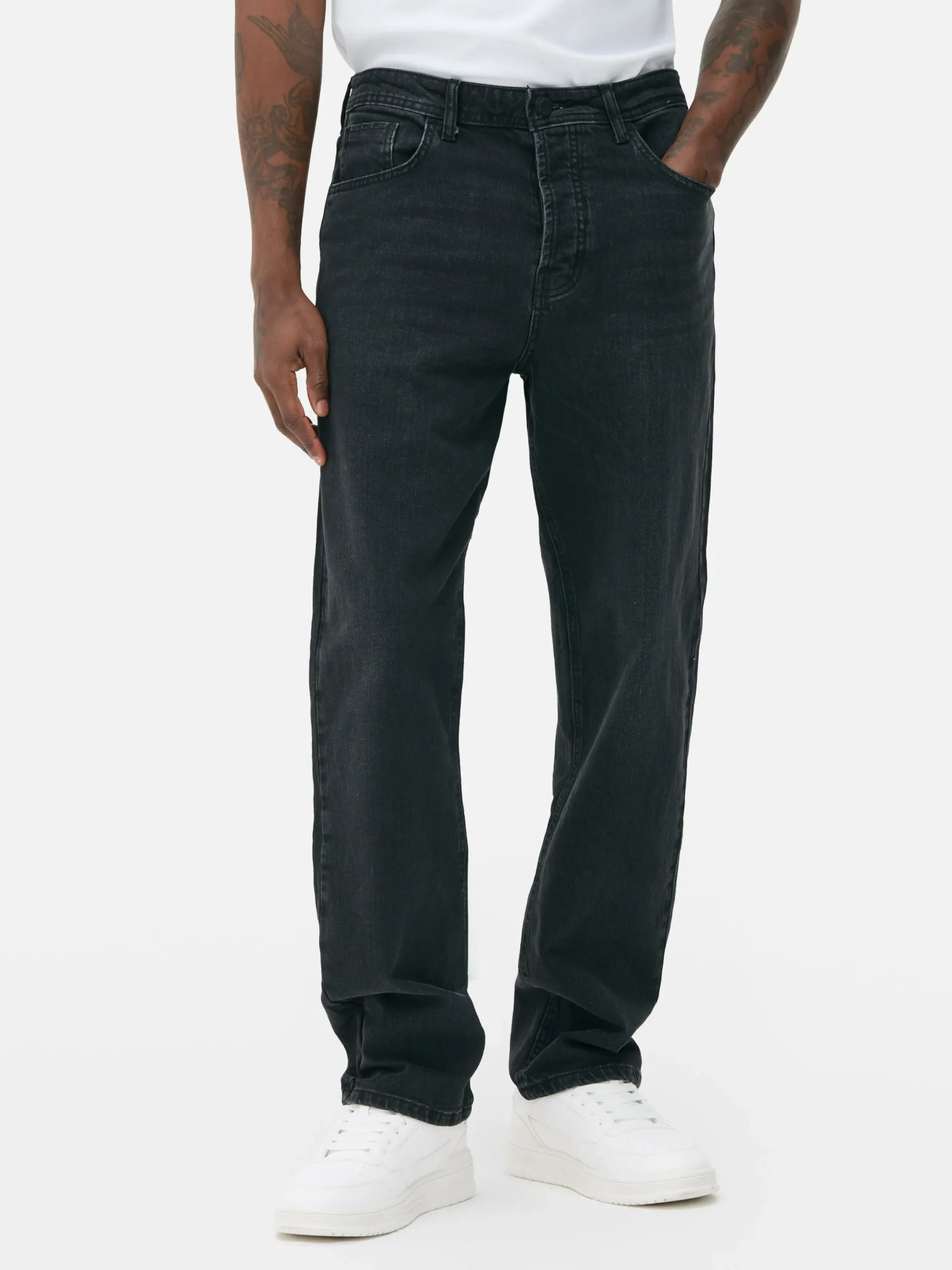 Jeans|Primark Straight Jeans Schwarz