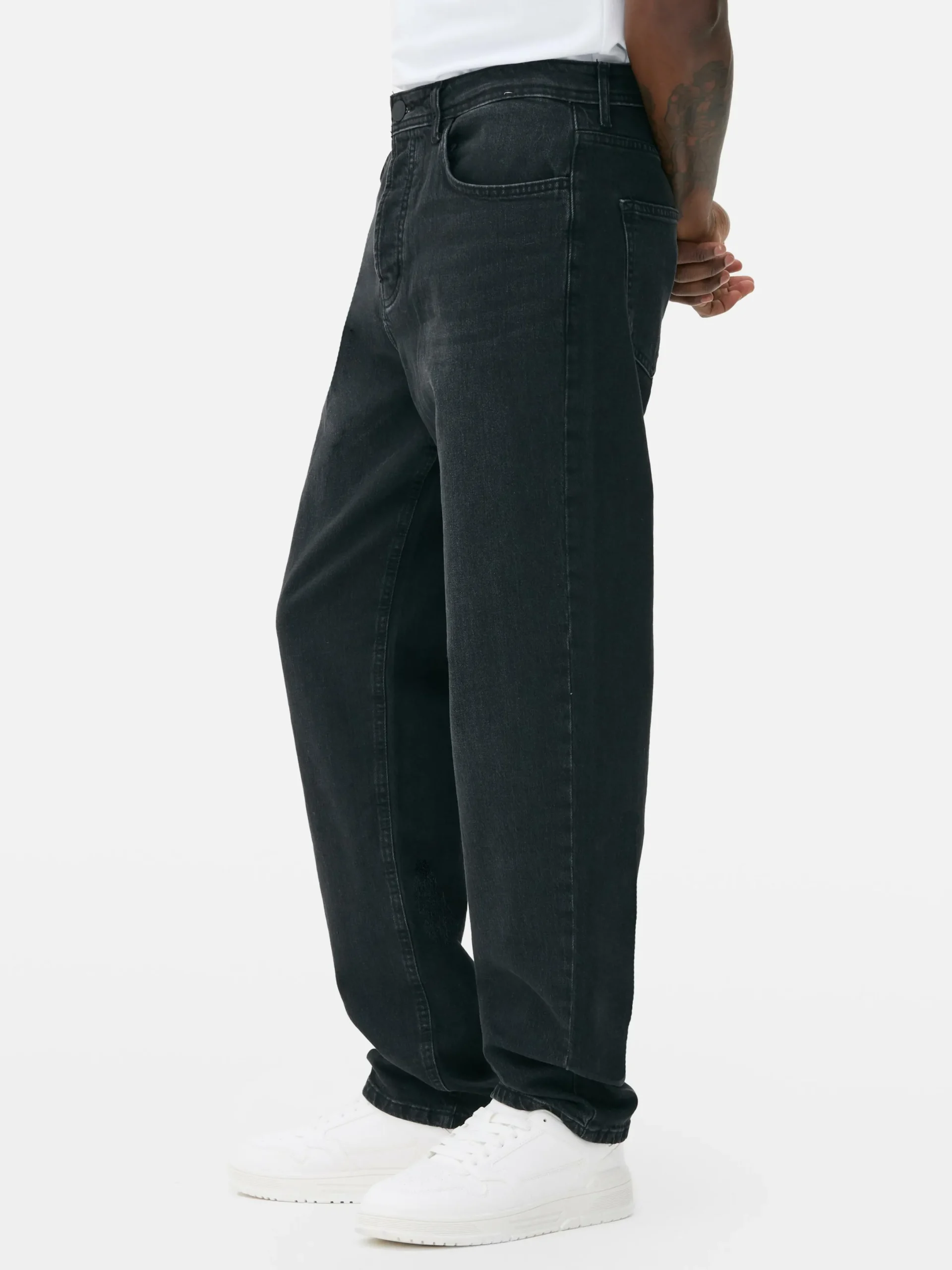 Jeans|Primark Straight Jeans Schwarz