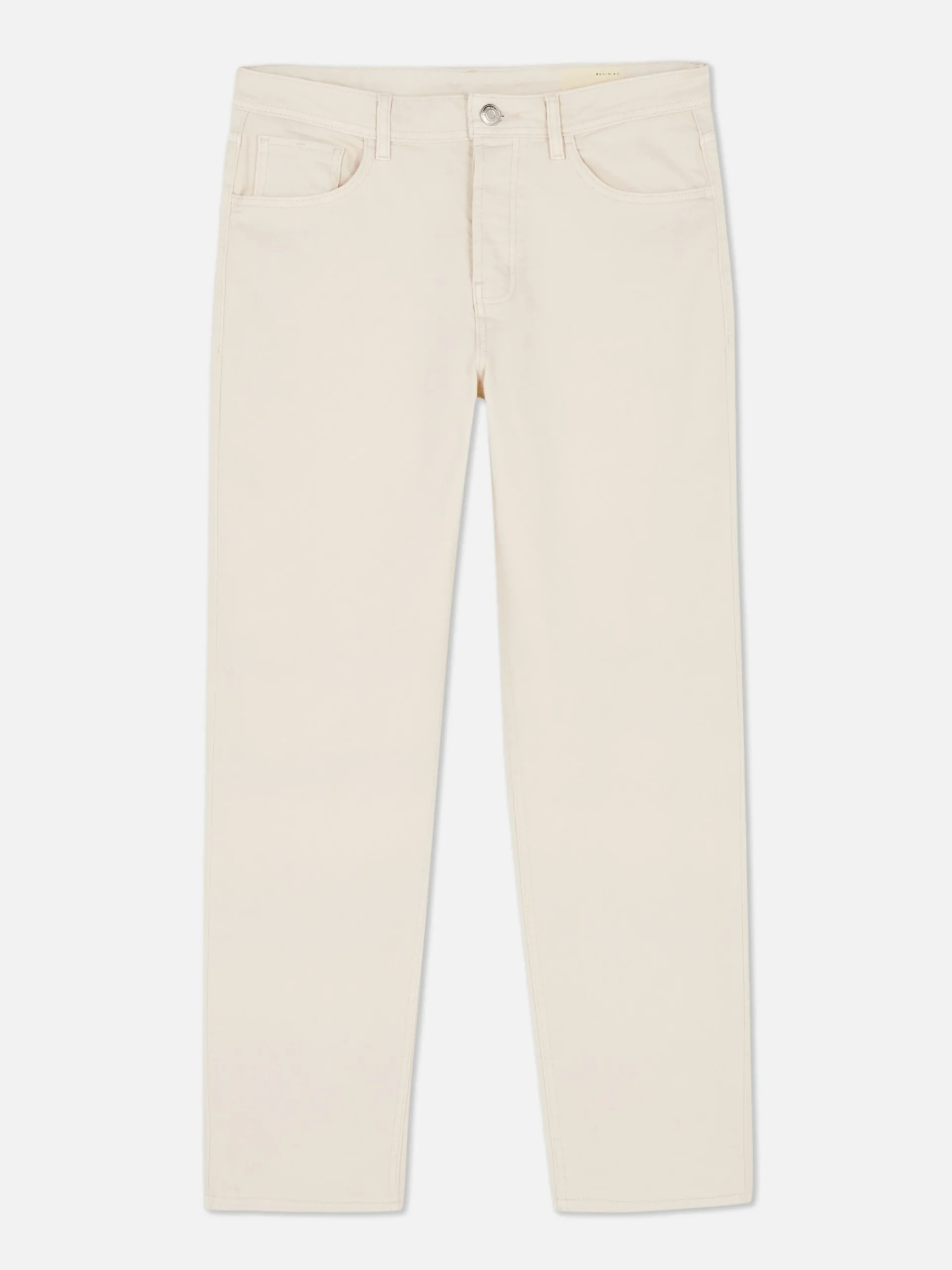 Jeans|Primark Straight Jeans Ecrufarben
