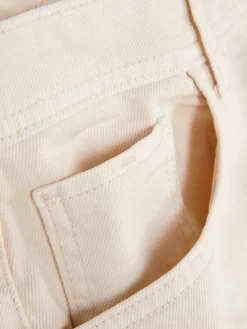 Jeans|Primark Straight Jeans Ecrufarben