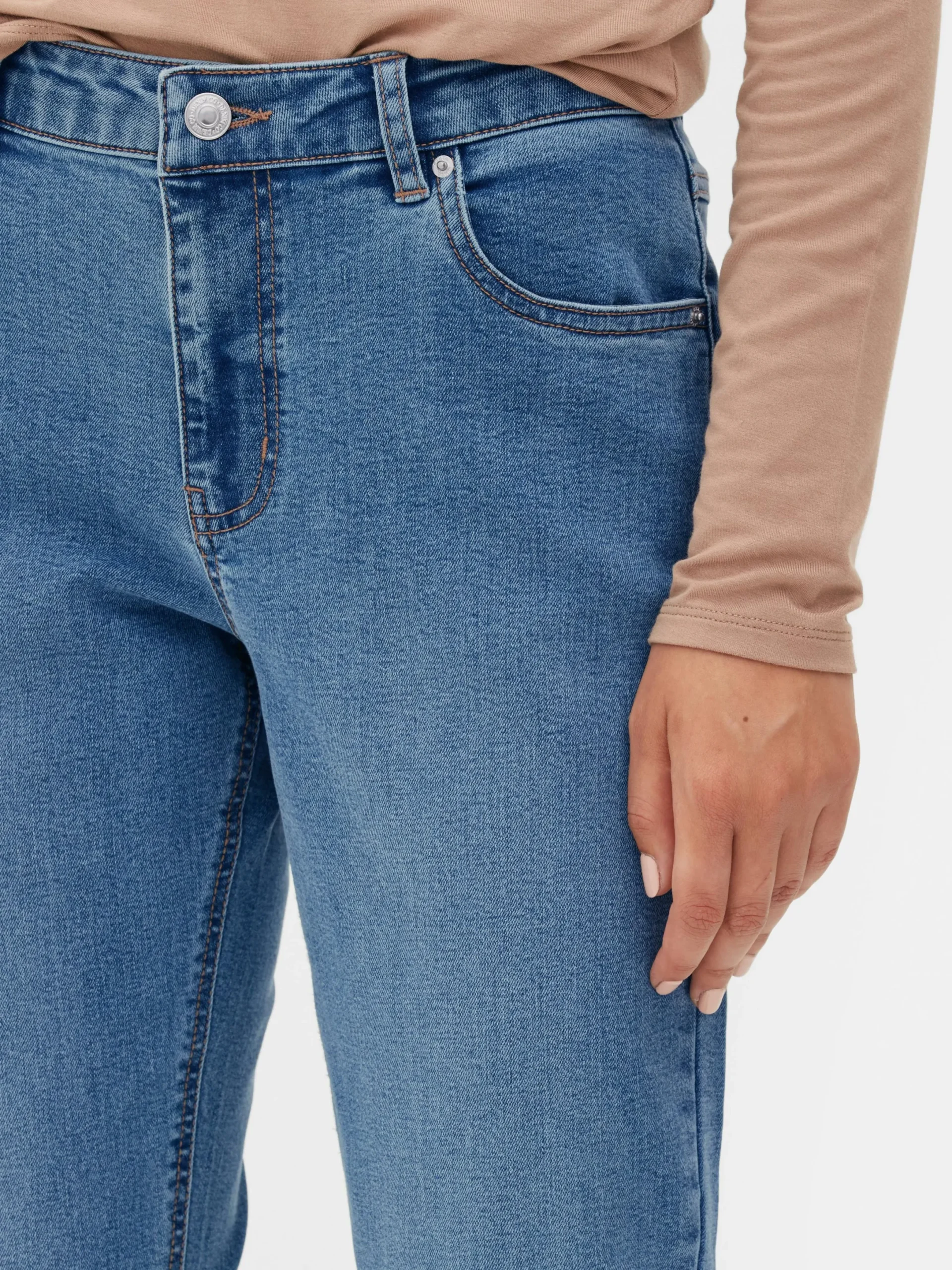 Jeans|Primark Stretch Skinny-Jeans Mittelblau
