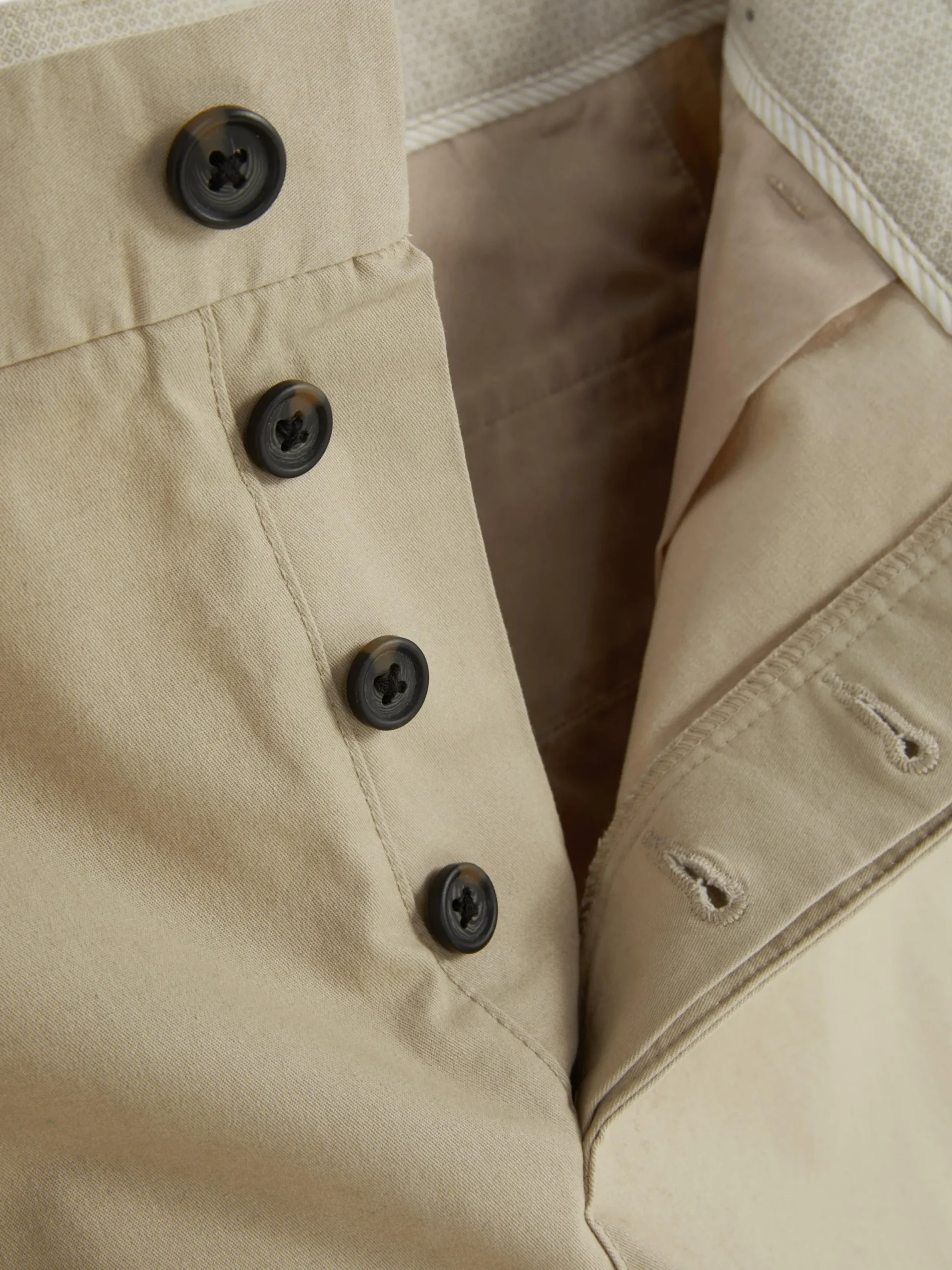 Hosen|Primark Stretch-Chinohose Mit Geradem Bein Steinfarben