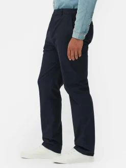 Hosen|Primark Stretch-Chinohose Mit Geradem Bein Marineblau