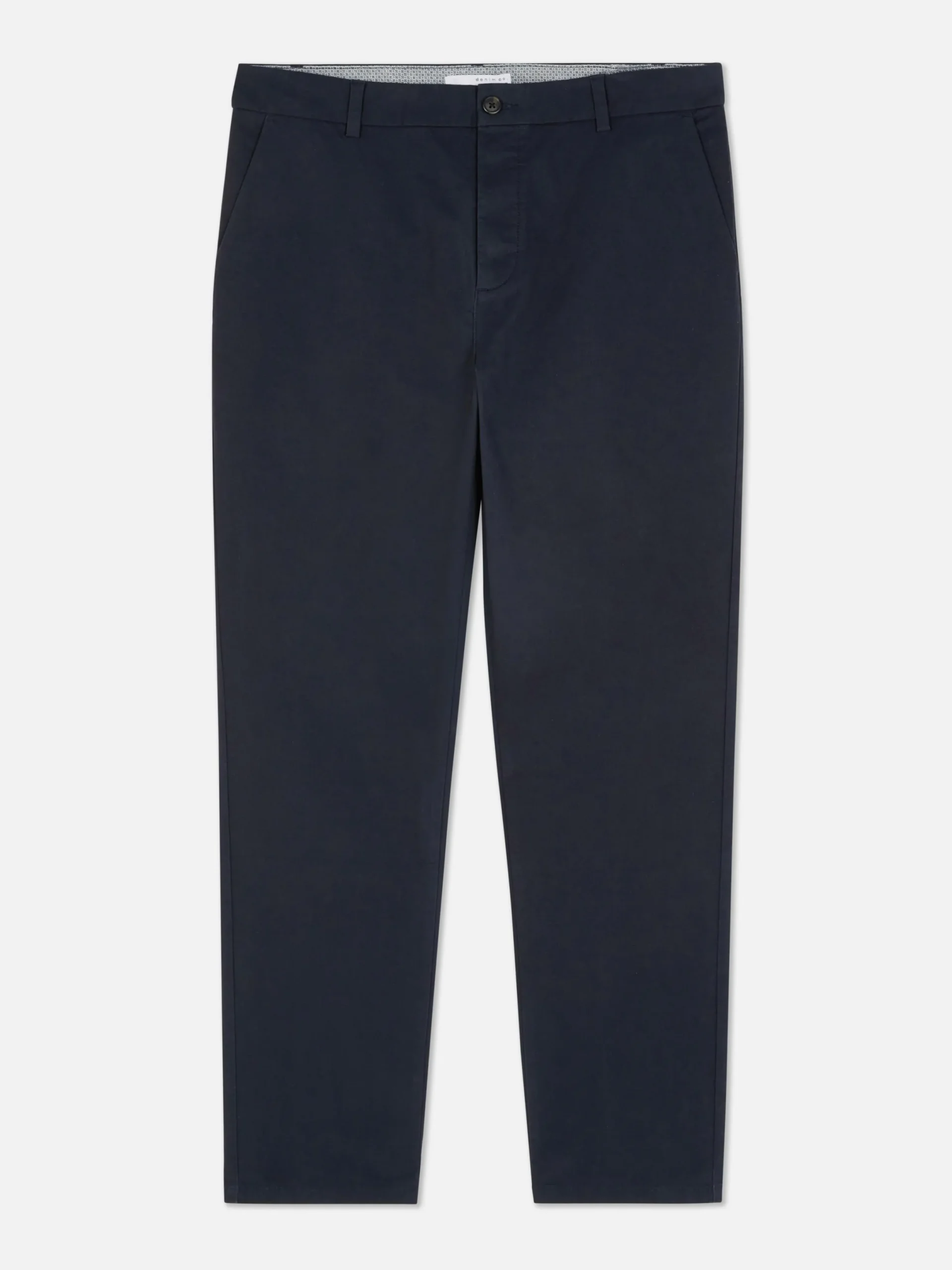 Hosen|Primark Stretch-Chinohose Mit Geradem Bein Marineblau