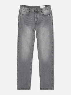 Jeans|Primark Stretch-Jeans In Enger Passform Grau