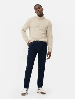 Jeans|Primark Stretch-Jeans In Enger Passform Dunkelblau