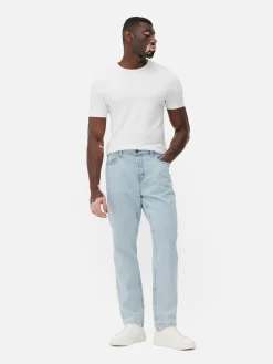 Jeans|Primark Stretch-Jeans Mit Geradem Bein Hellblau