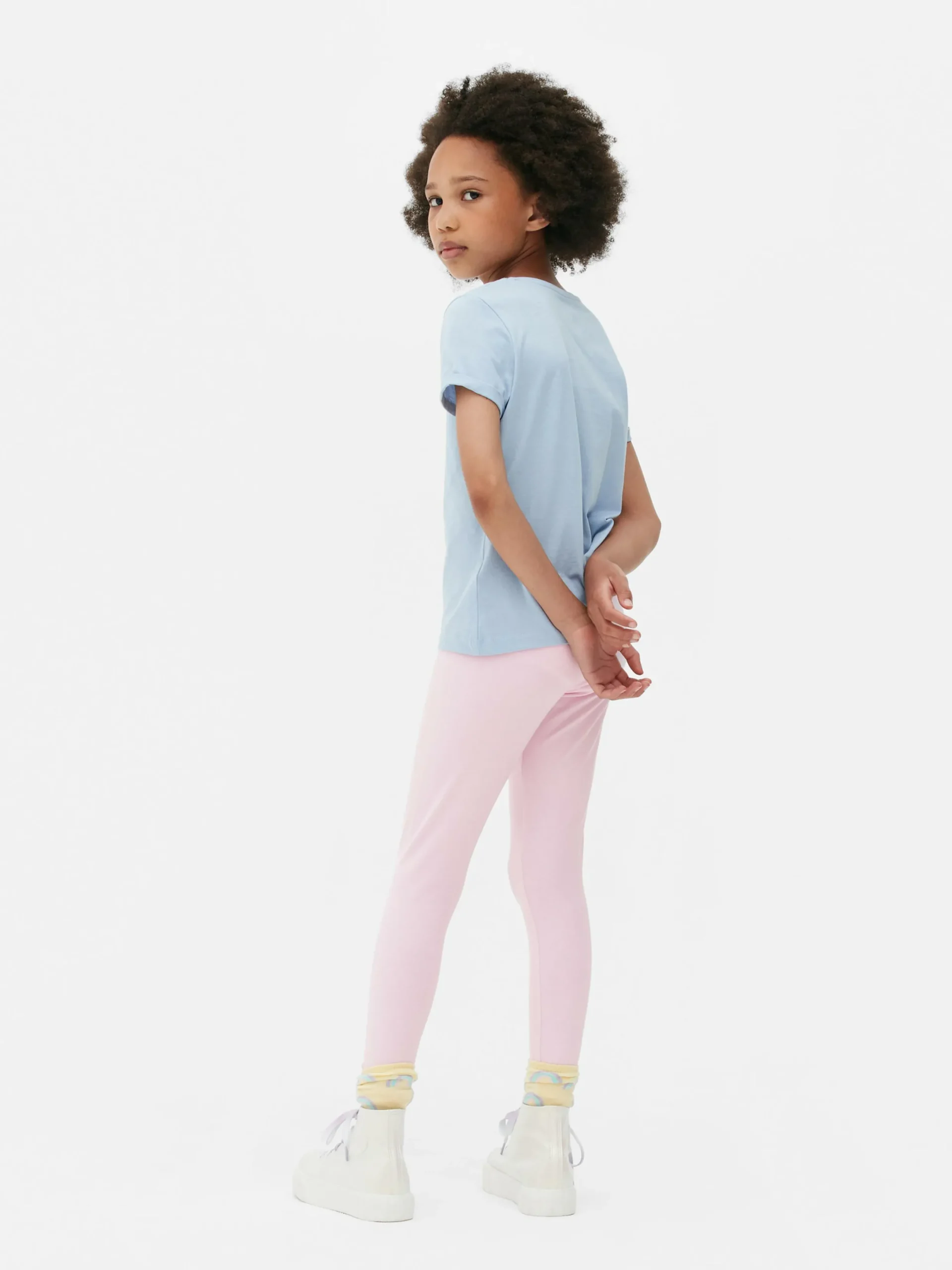 Hosen Und Leggings|Primark Stretch-Leggings In Blockfarben Rosa