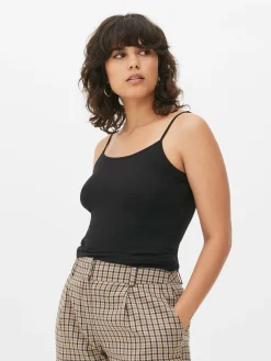 Tops Und T-Shirts|Primark Stretch-Trägertop Schwarz