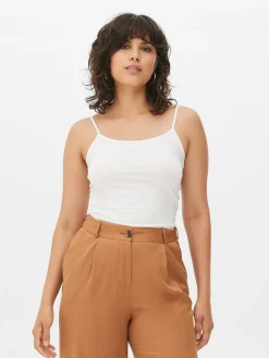 Tops Und T-Shirts|Primark Stretch-Trägertop Weiß