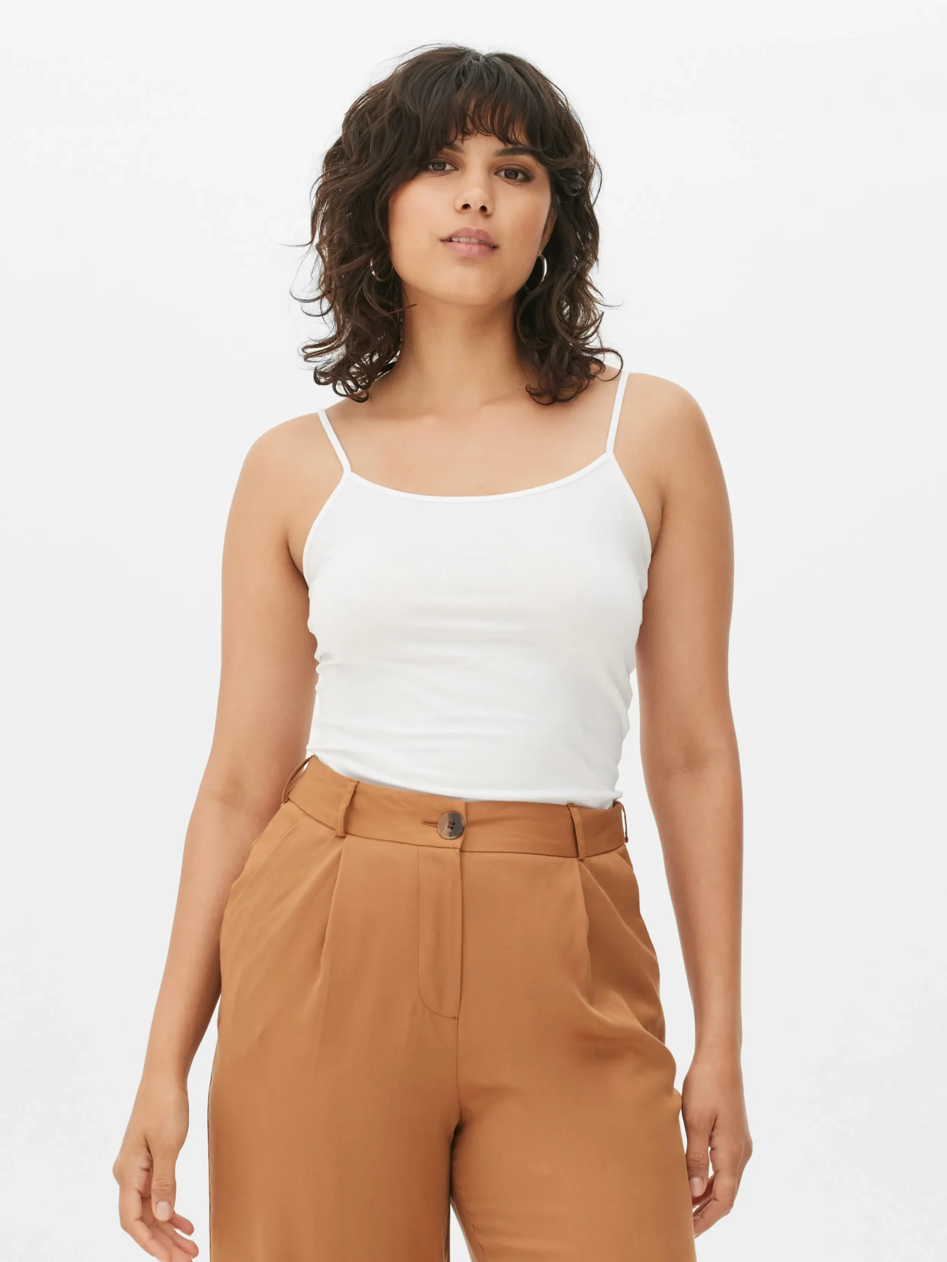 Tops Und T-Shirts|Primark Stretch-Trägertop Weiß