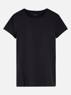 Tops Und T-Shirts|Primark Stretch-T-Shirt Mit Rundhalsausschnitt Marineblau