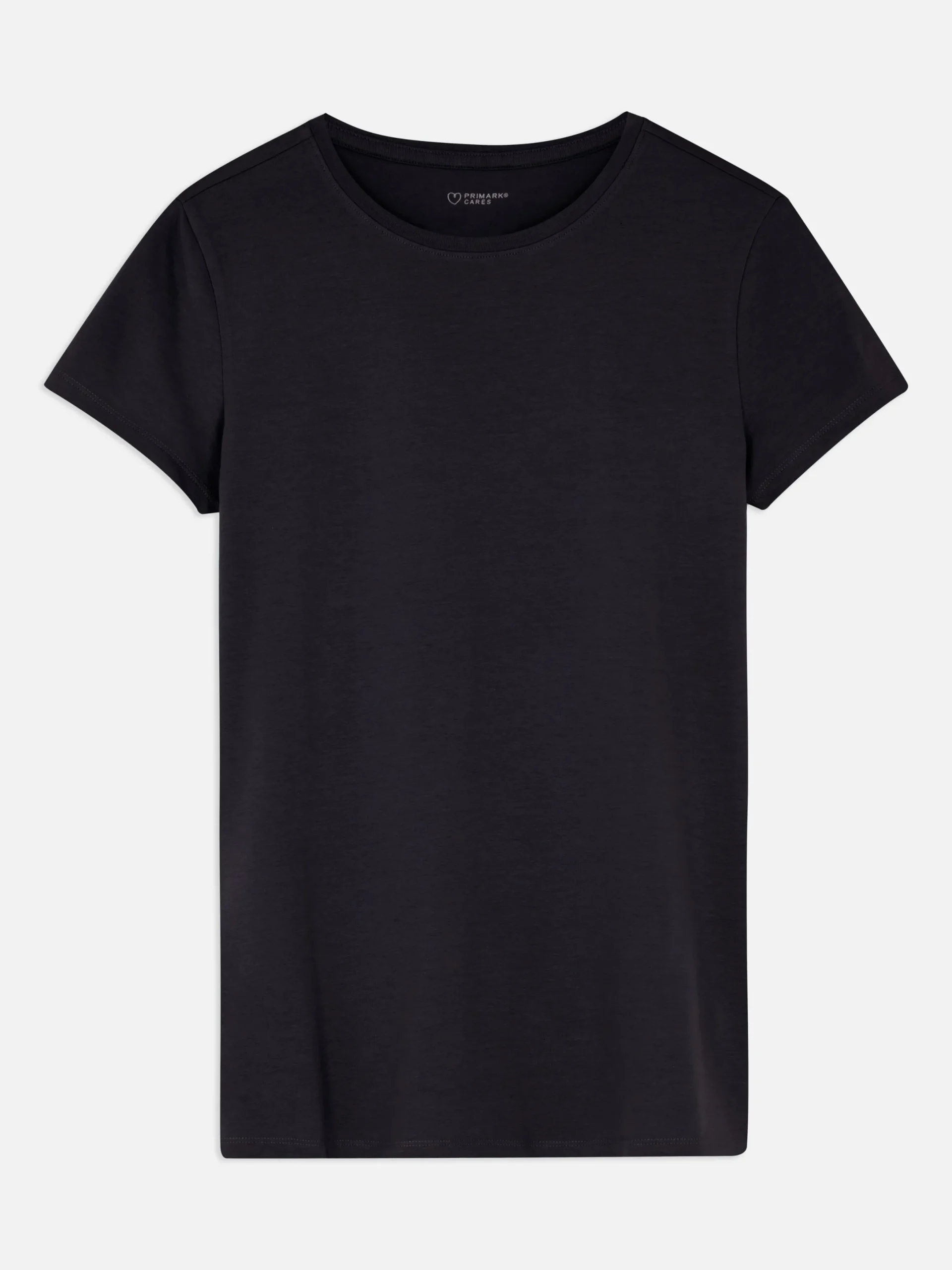 Tops Und T-Shirts|Primark Stretch-T-Shirt Mit Rundhalsausschnitt Marineblau