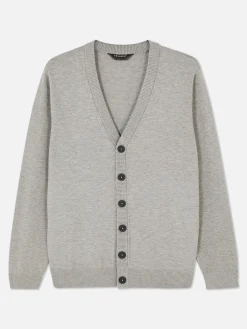 Pullover Und Cardigans|Primark Strickjacke Mit Großen Knöpfen Grau