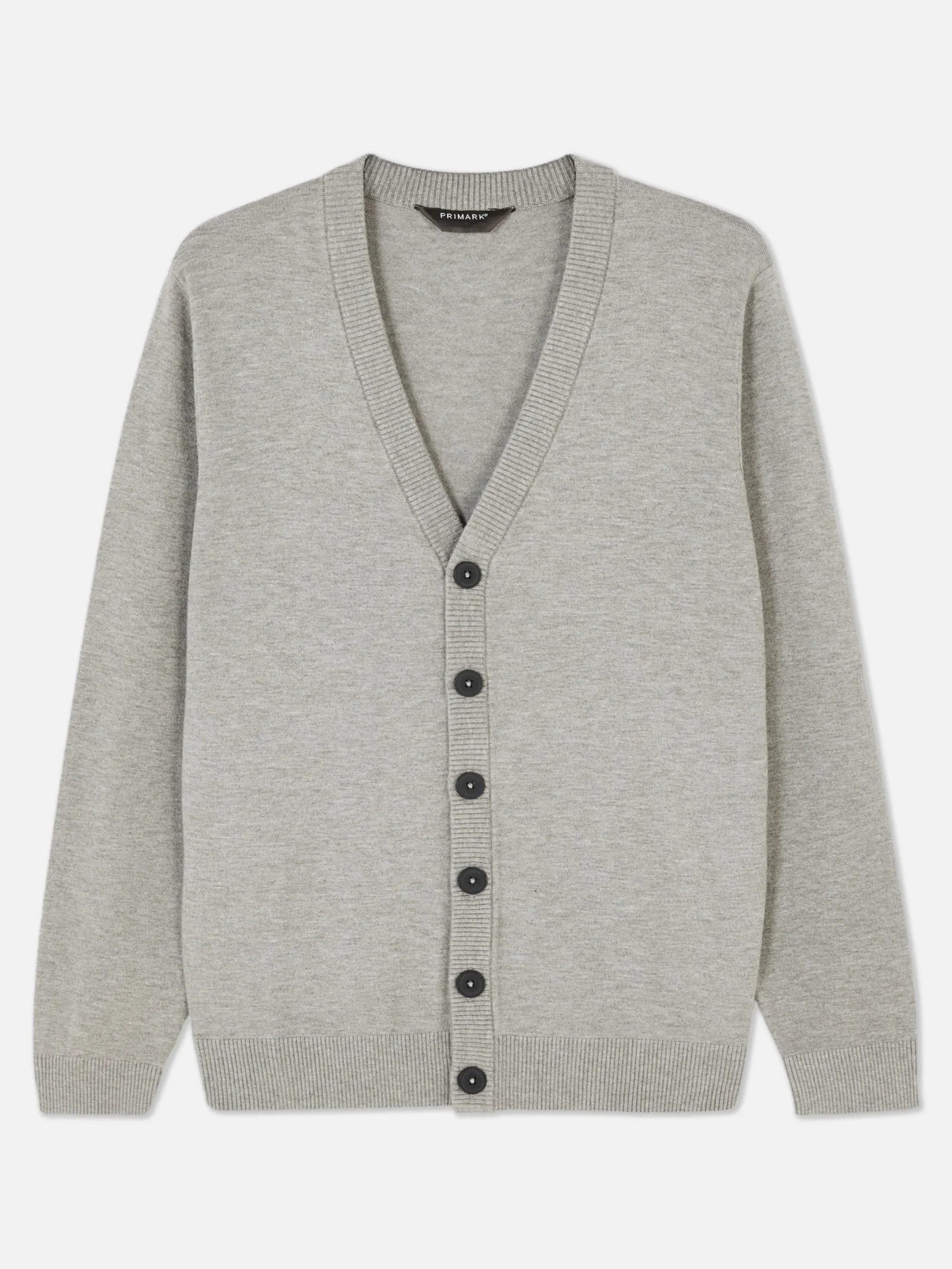 Pullover Und Cardigans|Primark Strickjacke Mit Großen Knöpfen Grau