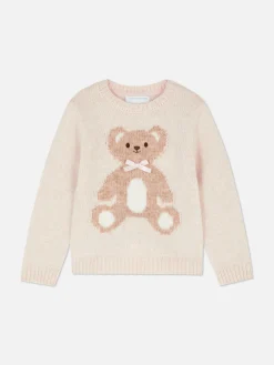 Pullover Und Cardigans|Primark Strickpullover Mit Bärenmotiv Hellrosa