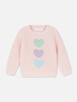 Pullover Und Cardigans|Primark Strickpullover Mit Herzdesign Rosa