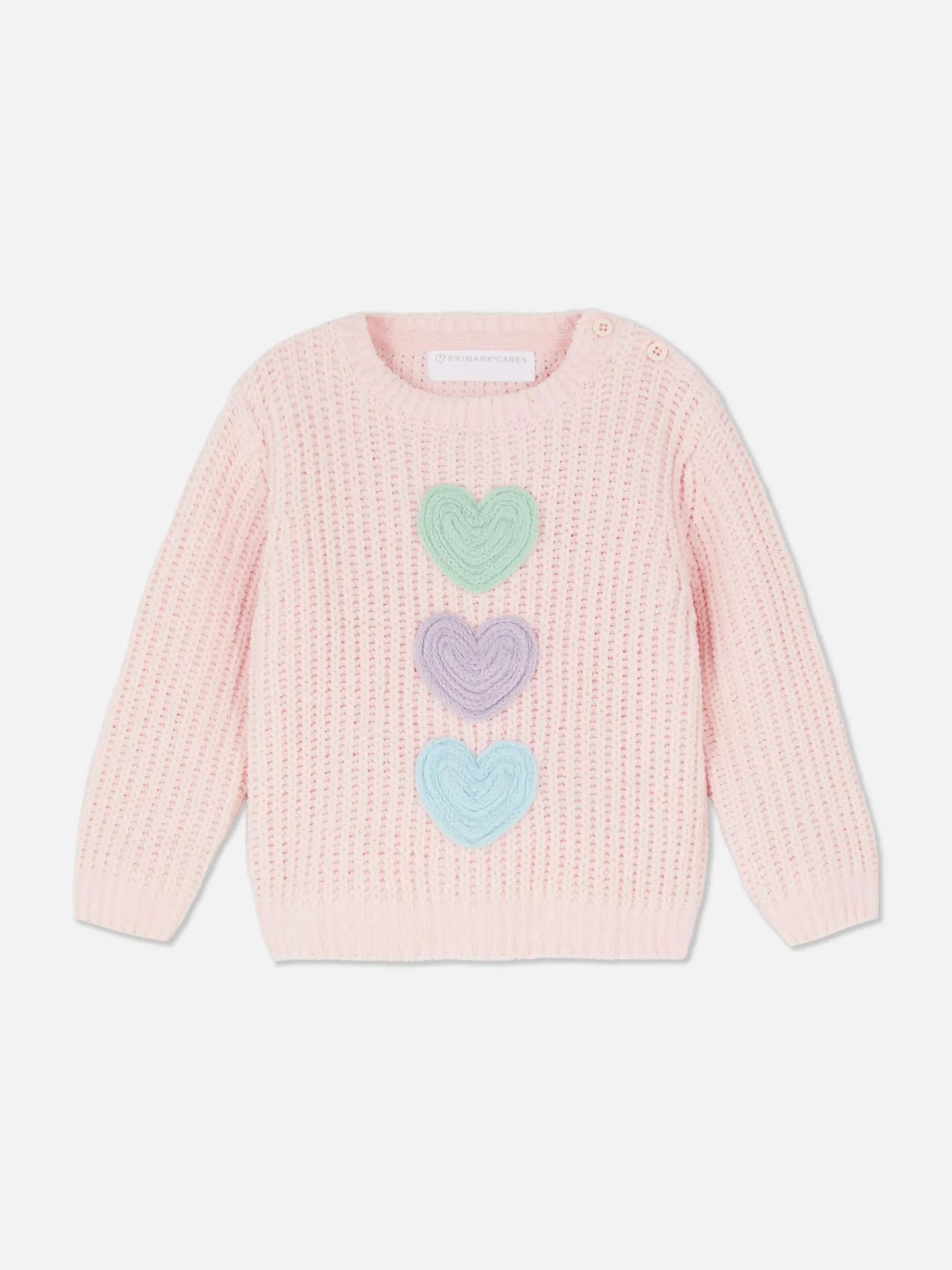 Pullover Und Cardigans|Primark Strickpullover Mit Herzdesign Rosa