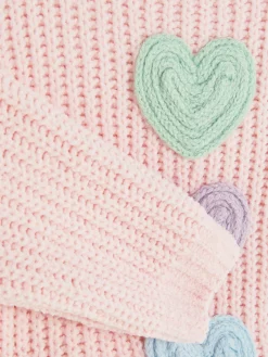 Pullover Und Cardigans|Primark Strickpullover Mit Herzdesign Rosa