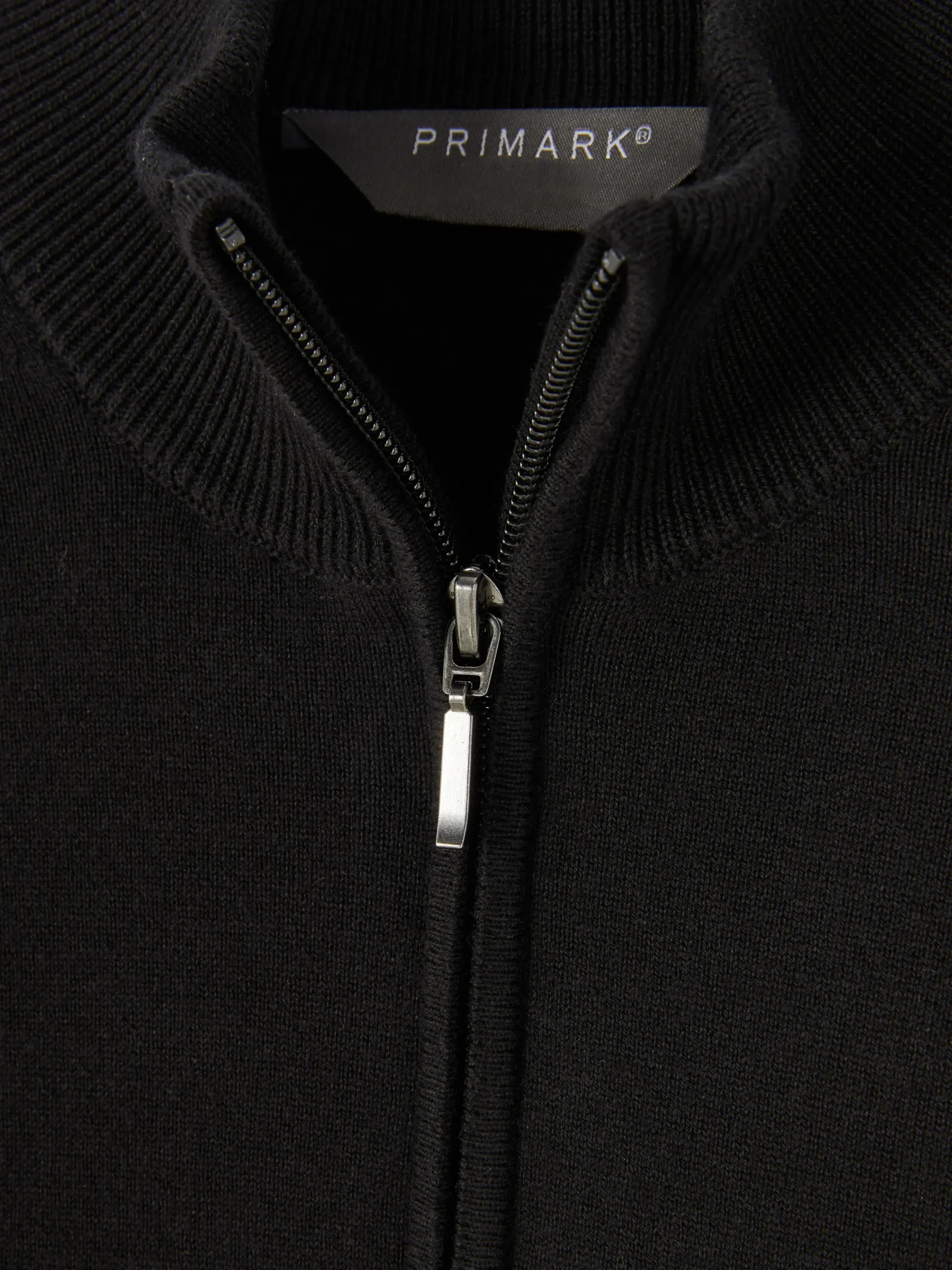 Pullover Und Cardigans|Primark Strickpullover Mit Kurzem Reißverschluss Schwarz
