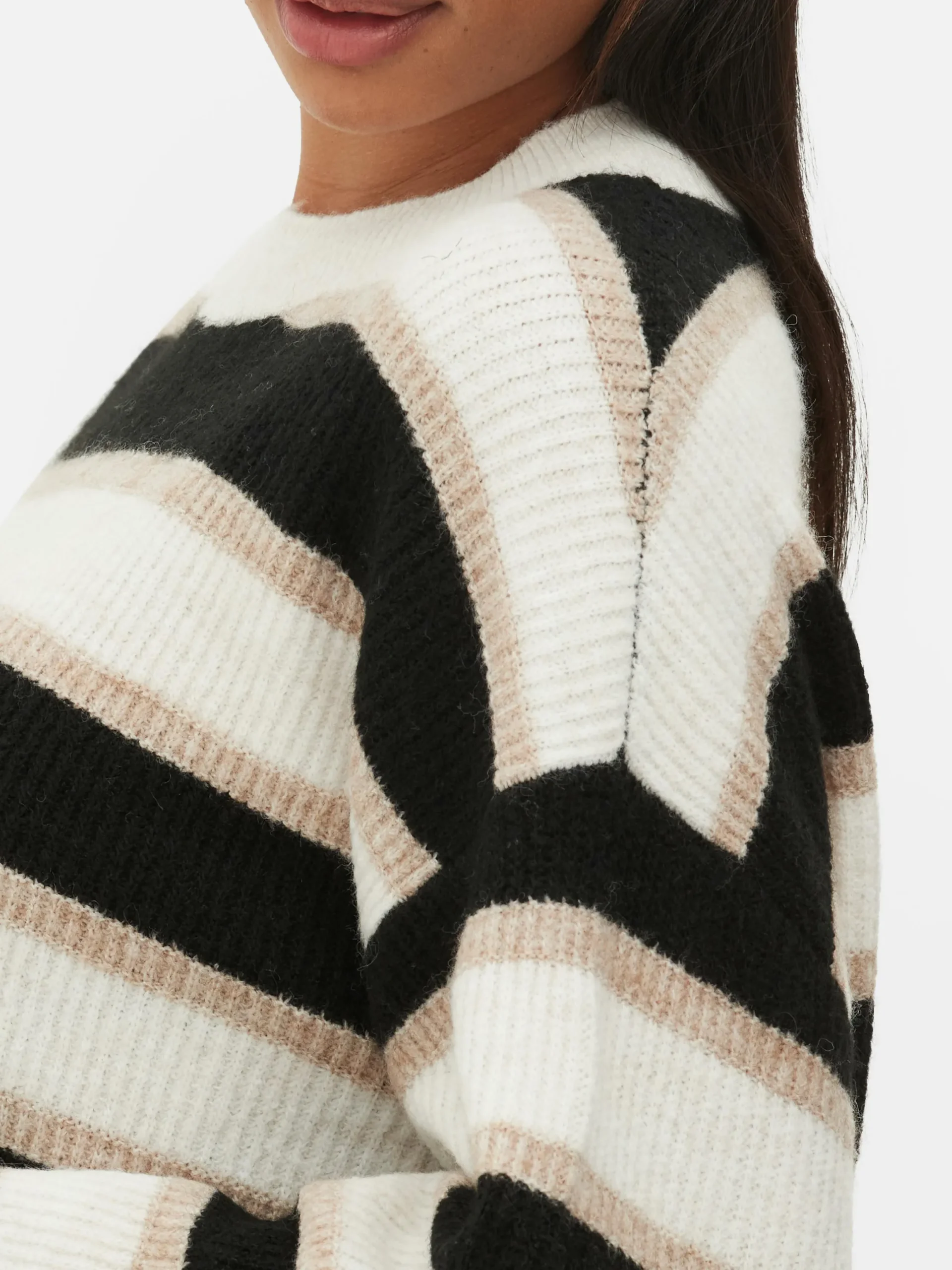 Pullover Und Cardigans|Primark Strickpullover Mit Ärmelbündchen Beige