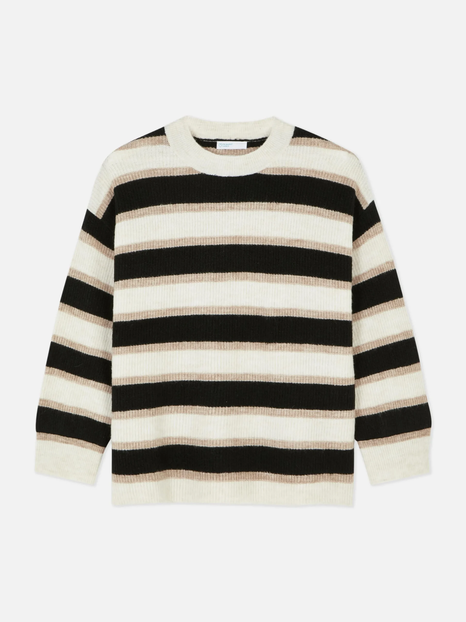 Pullover Und Cardigans|Primark Strickpullover Mit Ärmelbündchen Beige