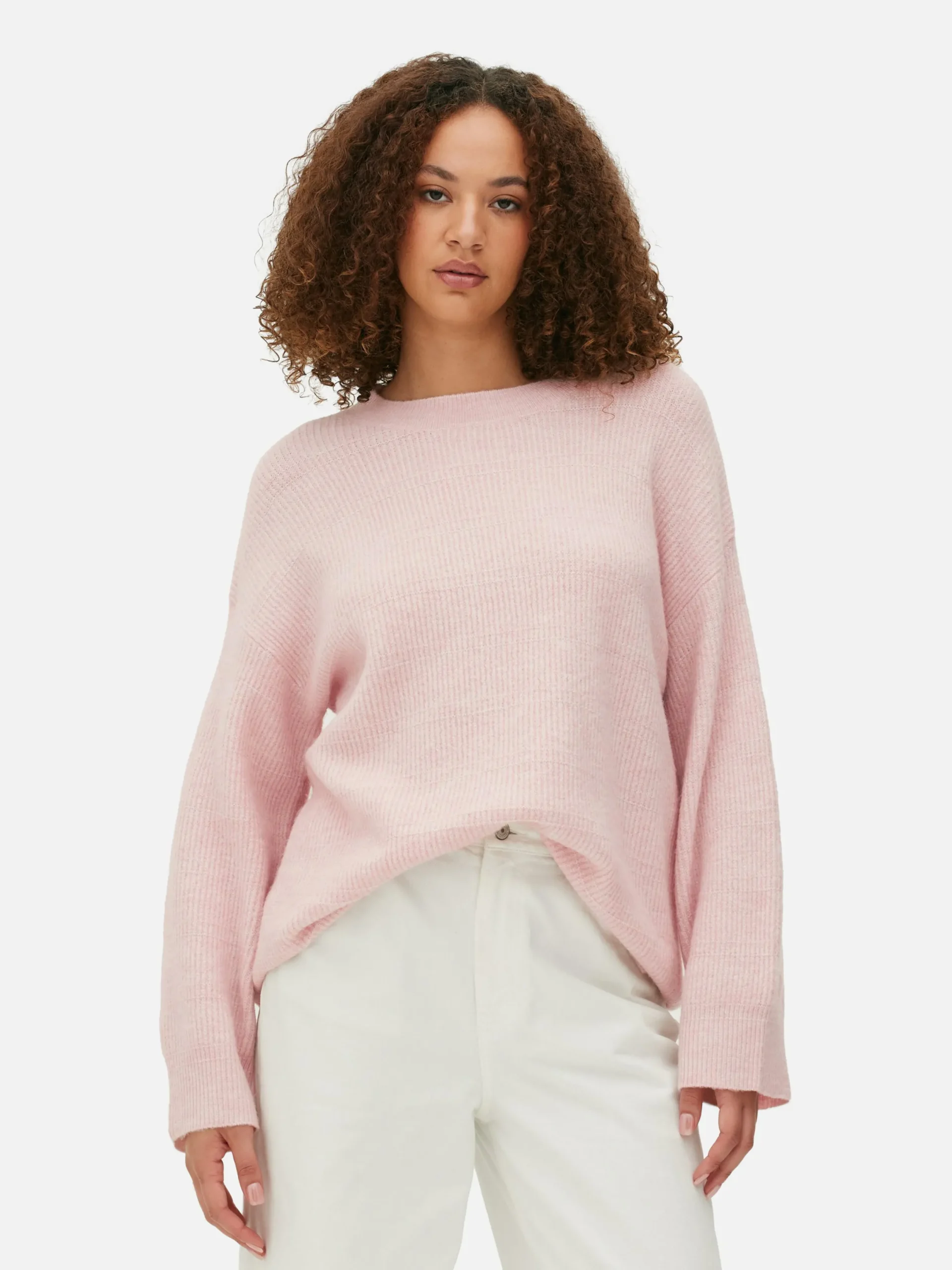 Pullover Und Cardigans|Primark Strickpullover Mit Ärmelbündchen Rosa