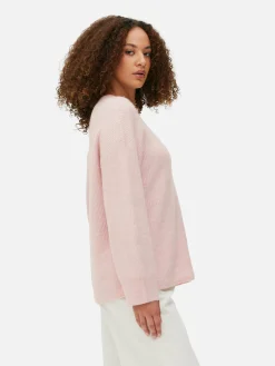 Pullover Und Cardigans|Primark Strickpullover Mit Ärmelbündchen Rosa