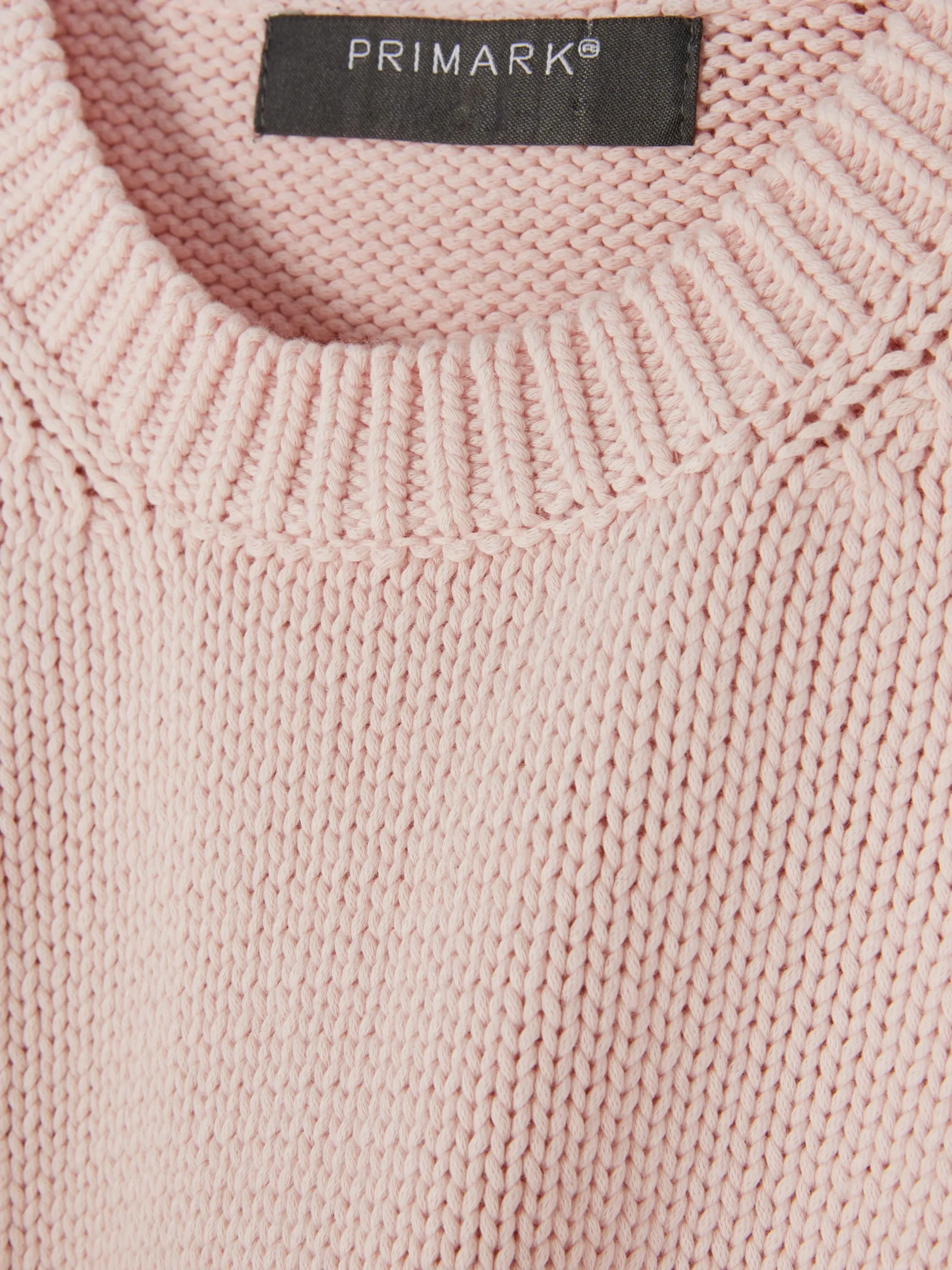 Pullover Und Cardigans|Primark Strickpullover Mit Rundhalsausschnitt Rosa