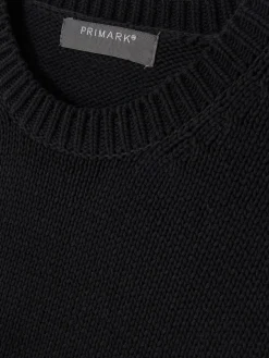 Pullover Und Cardigans|Primark Strickpullover Mit Rundhalsausschnitt Schwarz