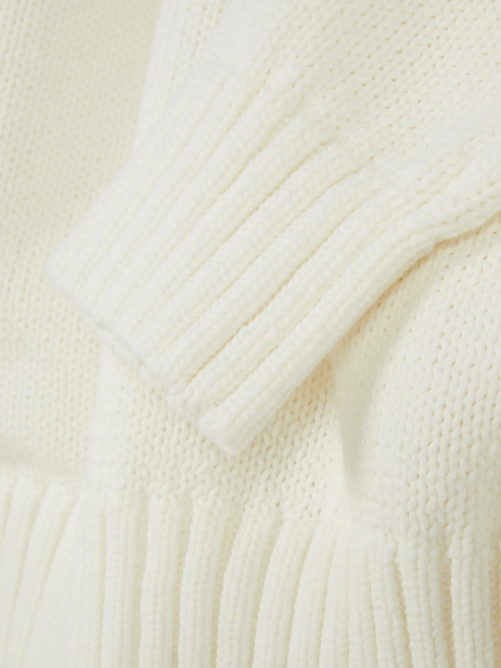 Pullover Und Cardigans|Primark Strickpullover Mit Rundhalsausschnitt Elfenbeinfarben