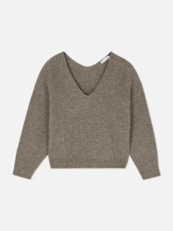 Pullover Und Cardigans|Primark Strickpullover Mit V-Ausschnitt Beige