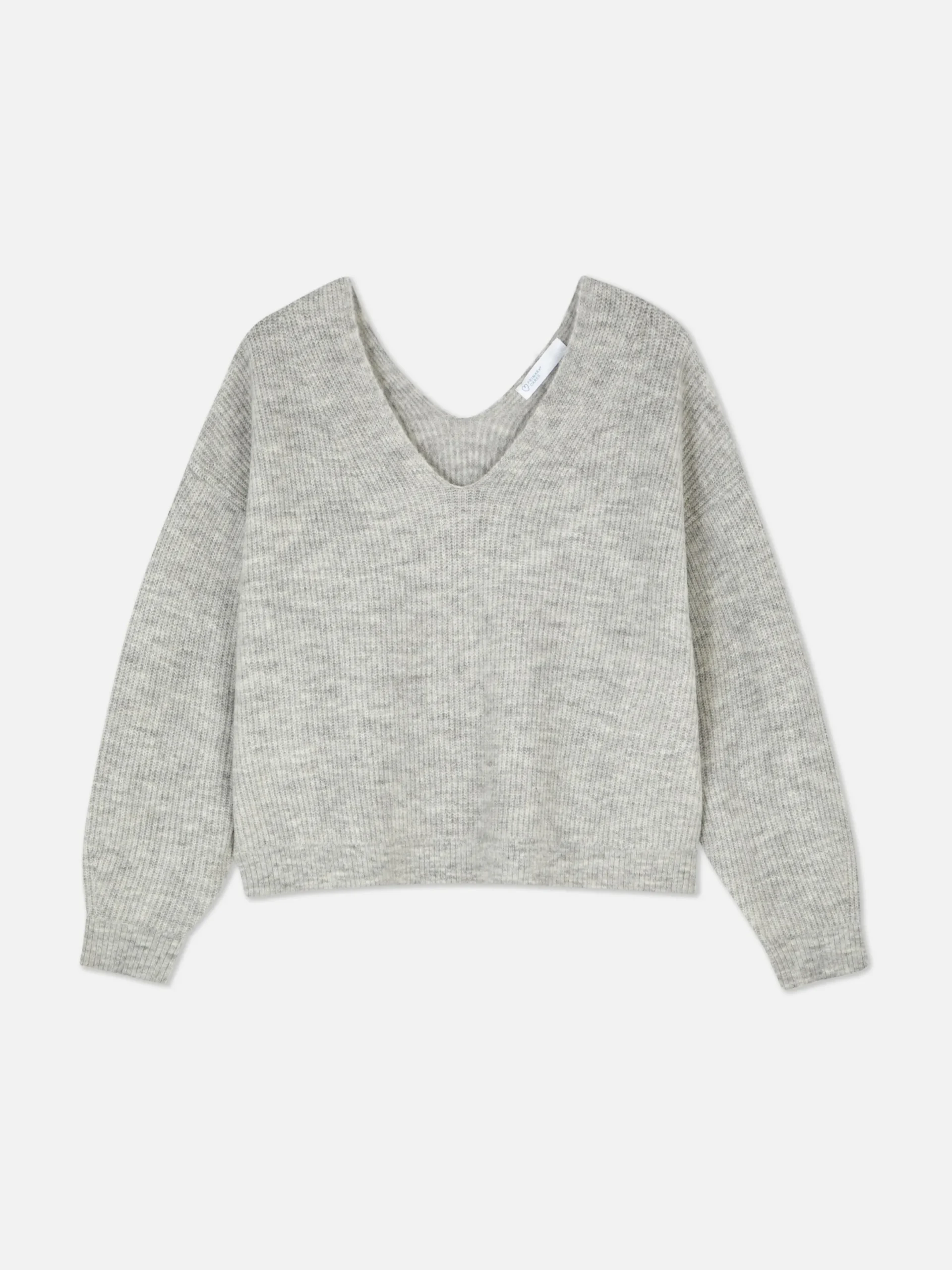 Pullover Und Cardigans|Primark Strickpullover Mit V-Ausschnitt Hellgrau