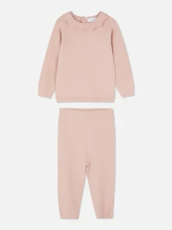 Sets Und Outfits|Primark Strickpullover Und Leggings Im Kombi-Set Rosa