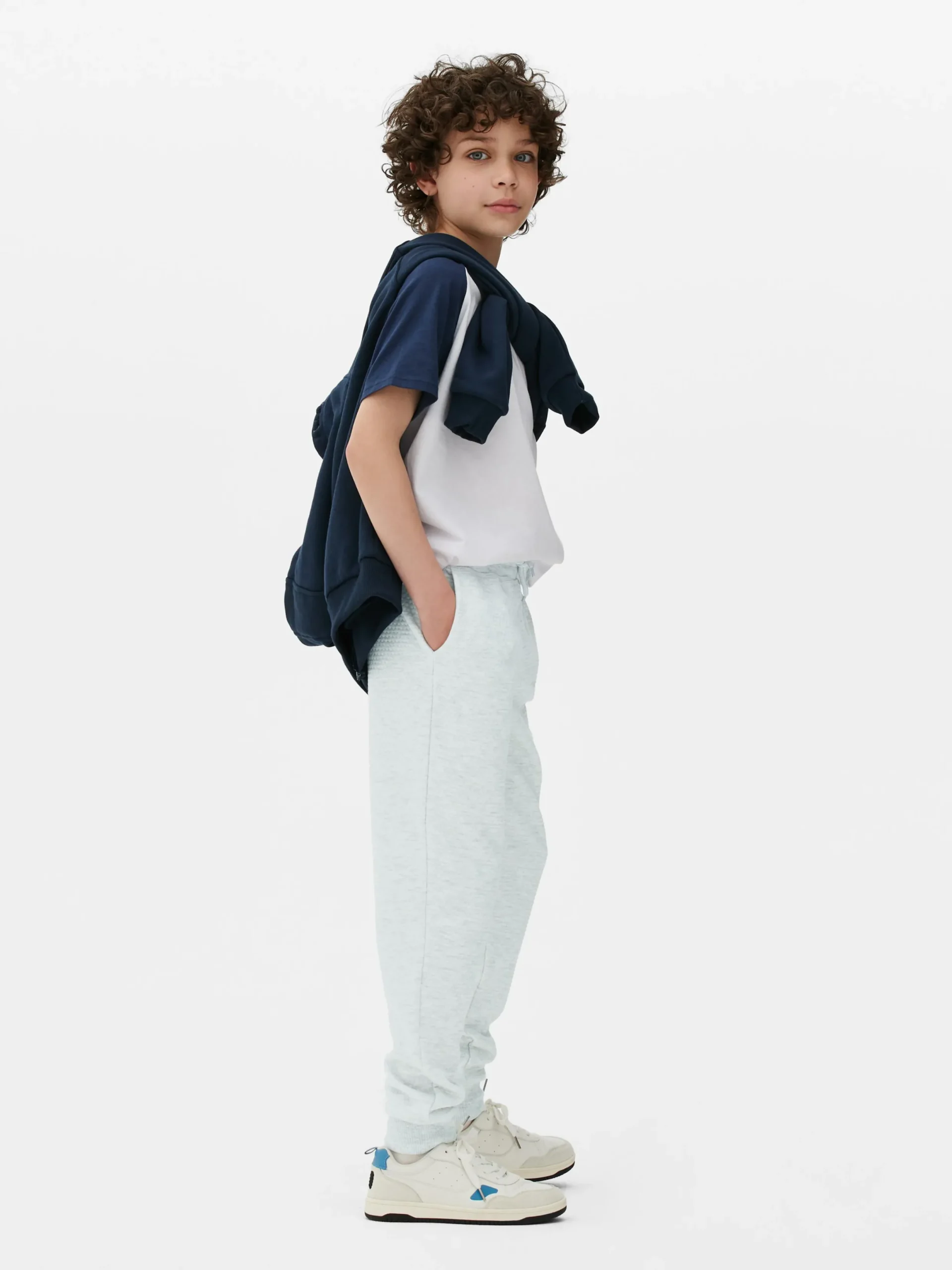 Jogginghosen|Primark Strukturierte Jogginghose Grau